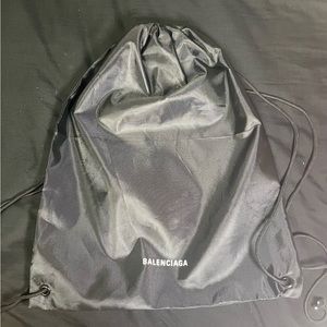 Balenciaga drawstring bag